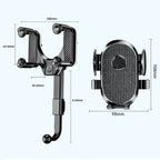 Car Rearview Mirror Mobile Phone Holder Multifunctional AR Navigation Support Bracket