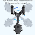 Car Rearview Mirror Mobile Phone Holder Multifunctional AR Navigation Support Bracket