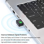 Dual-Band Wireless Network Card Computer External 2.4G/5G USB WiFi Receiver Transmitter, 150M, 600M