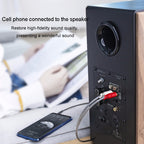 JINGHUA 3.5mm To 2RCA Audio Cable Game Console Outdoor Audio Connection Cable, 1.5m, 3m, 5m, 10m, 15m, 20m, 30m