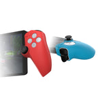 For PS5 PlayStation Portal Game Console DOBE Split Silicone Protective Case, White, Red and Blue