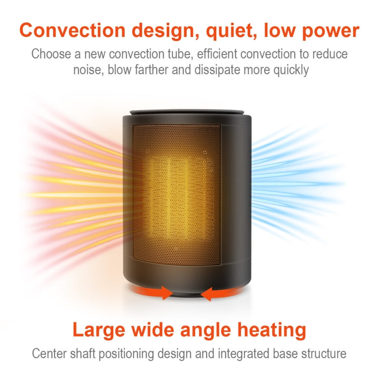 Cylindrical Ceramic Heating Warmer Quick Heat Mini Electric Heater EU Plug