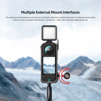 For Insta360 X3 AMagisn Metal Rabbit Cage Protective Frame Accessories, With Lens Cover, Only Cage