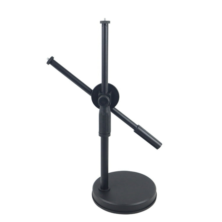 Mushroom Fill Light + Desktop Overhead Photography Stand Kit for Photo/Video, 90W 155mm, 80W 120mm