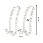 Stainless Steel Pearl Multifunctional Car Seat Back Hook