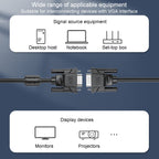 JINGHUA VGA3+6 Computer Monitor Screen Connection Cable VGA Display Connection Wire, 1.5m, 3m, 5m