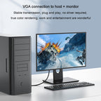 JINGHUA VGA3+6 Computer Monitor Screen Connection Cable VGA Display Connection Wire, 1.5m, 3m, 5m