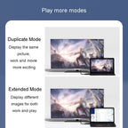JINGHUA DP Male To HDMI Female Adapter Video Audio Connector, 1080P Universal Version, 4K Universal Version