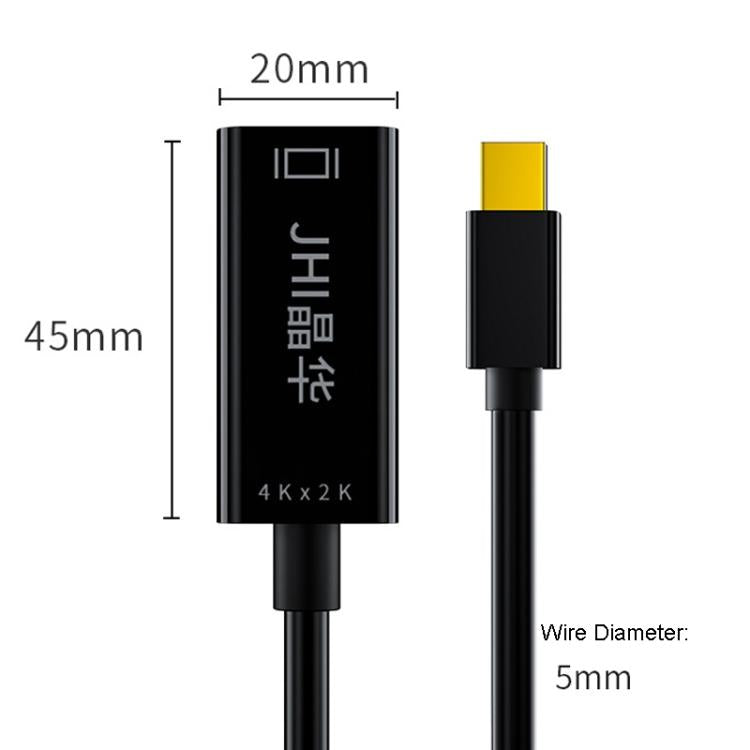 JINGHUA Mini DP To HDMI HD Video Converter For Thunderbolt 4K Interface