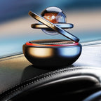 Interstellar Vast Solar Rotating Car Aromatherapy Ornaments, Black, Red, Gold, Silver
