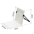 Outdoor Camping Lightweight Comfortable Folding Chair Camping Park Leisure Beach Portable Single Cushion Chair