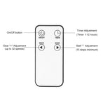600W Desktop Electric Heater PTC Fast Heating Energy Saving Warm Fan, With Remote Control