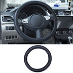 Car Silicone Protective Cover Wear Resistant Non-Slip Tire Pattern Driving Grip Sleeve, For 36cm-40cm Diameter Steering Wheel