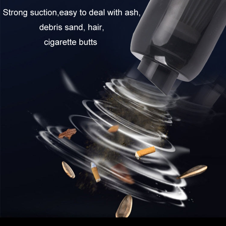 Car Household Mini Wireless USB Charging Fully Automatic Vacuum Cleaner, LT008