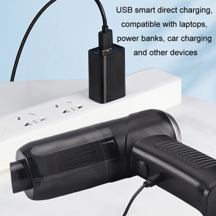 Car Household Mini Wireless USB Charging Fully Automatic Vacuum Cleaner, LT008