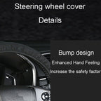 Car Mesh Steering Wheel Cover Breathable Elasticized Handle Sleeve, 38cm