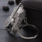 Men Car Pendant Personalized Tank World Model Keychain