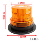 Magnetic School Bus Warning Lights Car Ceiling Flashing Lights With Cigarette Lighter, Yellow, Red