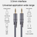 JINGHUA A240 3.5mm Male To Male Audio Cable Cell Phone Car Stereo Microphone Connection Wire, 1.5m, 3m, 5m, 10m, 15m, 20m, 30m