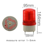 LED Rotating Warning Light Audible Alarm Light