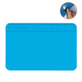 Phone Computer Repair Bench High Temperature Resistant Silicone Pad Welding Table Mat, 30x20cm