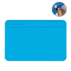 Phone Computer Repair Bench High Temperature Resistant Silicone Pad Welding Table Mat, 30x20cm
