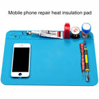 Phone Computer Repair Bench High Temperature Resistant Silicone Pad Welding Table Mat, 30x20cm