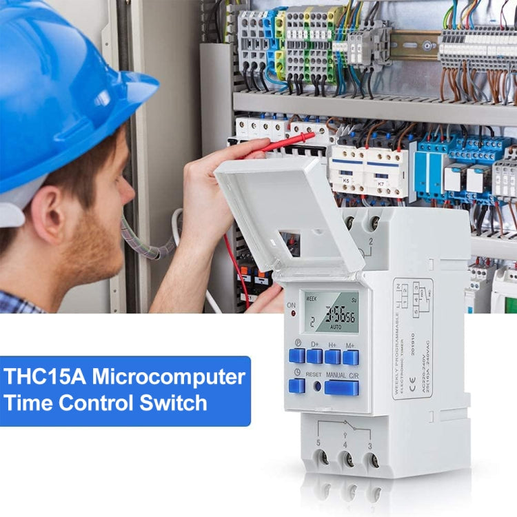 THC15A Microcomputer Time Control Switch Transparent Time Control Timer