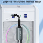 JINGHUA Z169A USB To AV Sound Card With Cable Converter Computer Host To 3.5 Audio Port Adapter