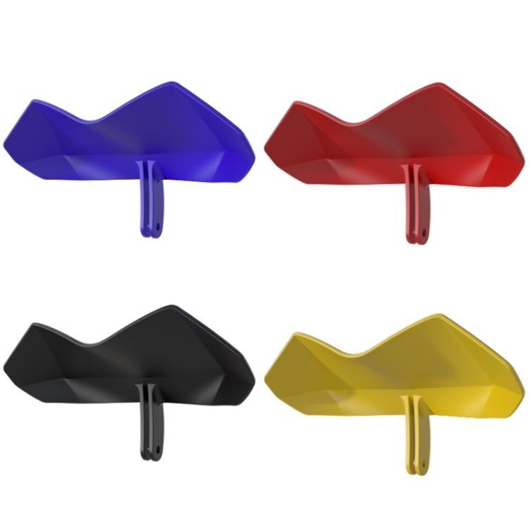 Motorcycle Mobile Phone Holder Sun & Rain Protection Expanded Deflector Wing, Red, Lemon Yellow, Blue, Black