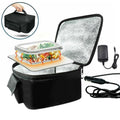 12V Food Warmers Electric Heater Lunch Box Container, US Plug Heated Lunch Box