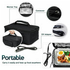 12V Food Warmers Electric Heater Lunch Box Container, US Plug Heated Lunch Box