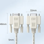 JINGHUA B110 Male To Female DB Cable RS232 Serial COM Cord Printer Device Connection Line, 1.5m, 3m, 5m, 10m