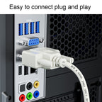 JINGHUA B110 Male To Female DB Cable RS232 Serial COM Cord Printer Device Connection Line, 1.5m, 3m, 5m, 10m
