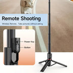 L20 Magnetic Bluetooth Selfie Stick Phone Holder Desktop Tripod, L20, L20S