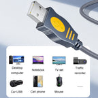 JINGHUA U110 USB2.0 Male To Male Cable Copper Data Cable With Magnetic Ring, 1.5m, 3m, 5m, 10m