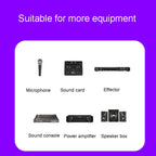 JINGHUA 6.5 Male To Female XLR Audio Cable 6.35 Three Core Balanced Microphone Mixer, 1.5m, 3m, 5m, 10m