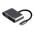 JINGHUA Z321 Multifunctional HUB Docking Station Converter, Type-C To HDMI+VGA, Type-C To HDMI+PD+USB