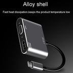 JINGHUA Z321 Multifunctional HUB Docking Station Converter, Type-C To HDMI+VGA, Type-C To HDMI+PD+USB