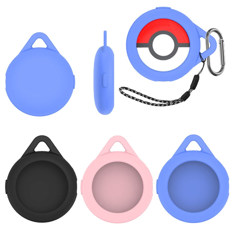 For Pokemon Go Plus+ Sleep Monitor Poke Ball Anti-fall Silicone Protective Case, For Pokemon Go Plus+(Luminous Blue), For Pokemon Go Plus+(Black), For Pokemon Go Plus+(Pink)