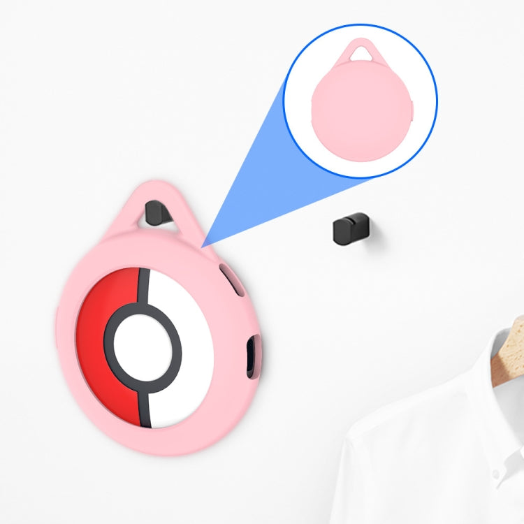 For Pokemon Go Plus+ Sleep Monitor Poke Ball Anti-fall Silicone Protective Case, For Pokemon Go Plus+(Luminous Blue), For Pokemon Go Plus+(Black), For Pokemon Go Plus+(Pink)