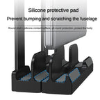 Dual-Purpose Laptop Vertical Stand Storage Rack Desktop Heightening Cooling Base