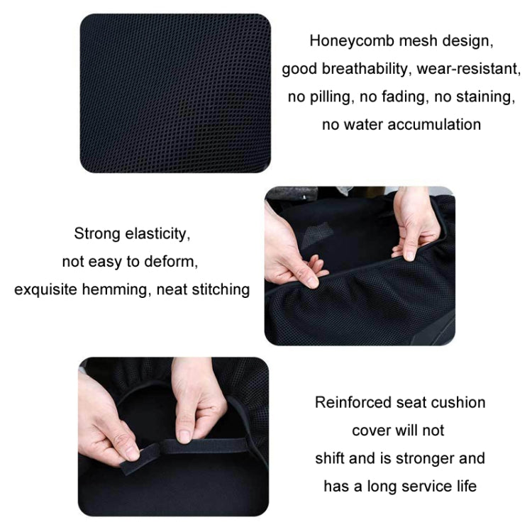 Electric Vehicle Motorcycle Seat Cushion Thickened Sun Protection Cover, 80x60cm