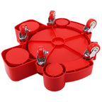 Multifunctional Cleaning Bucket Pulley Base Car Wash Mobile Stool