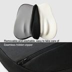 Car Memory Foam Neck Pillow Car Neck Rest Silk Pillow Car Seat Cervical Cushion, Headrest Black, Headrest Coffee, Headrest Gray, Lumbar Pad Coffee, Lumbar Pad Black, Lumbar Pad Gray