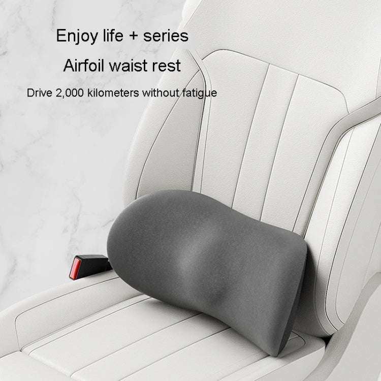 Car Cushion Driving Seat Cervical Support Backrest Pillow, Waist Pad Black, Waist Pad Blue, Waist Pad Gray, Headrest + Waist Pad Black, Headrest + Waist Pad Blue, Headrest + Waist Pad Gray