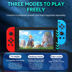 JOY-02 Gaming Left And Right Handle With RGB Lights Body Feel Bluetooth Gamepad For Switch / Switch OLED / Switch Pro / Switch Lite / Switch Joycon, Blue Red, Green Blue, White