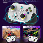 Z01 Wireless Gaming Vortex Dual Hall Body Grip For Switch / PS3 / PS4 / Adroid / IOS, White, black, green