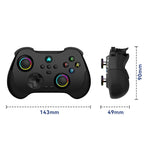 Z01 Wireless Gaming Vortex Dual Hall Body Grip For Switch / PS3 / PS4 / Adroid / IOS, White, black, green