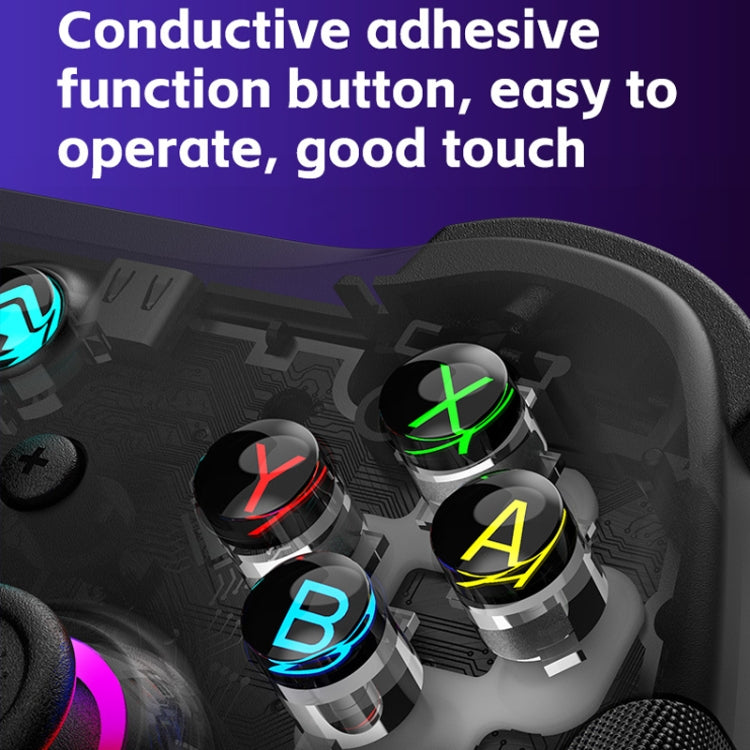 Z01 Wireless Gaming Vortex Dual Hall Body Grip For Switch / PS3 / PS4 / Adroid / IOS, White, black, green
